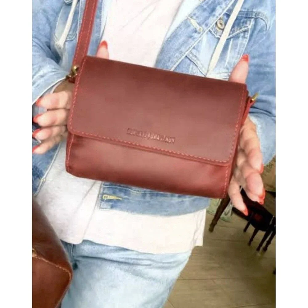 Portland Leather Goods Bag Almost Perfect Basic Brown Adjustable Waist Belt